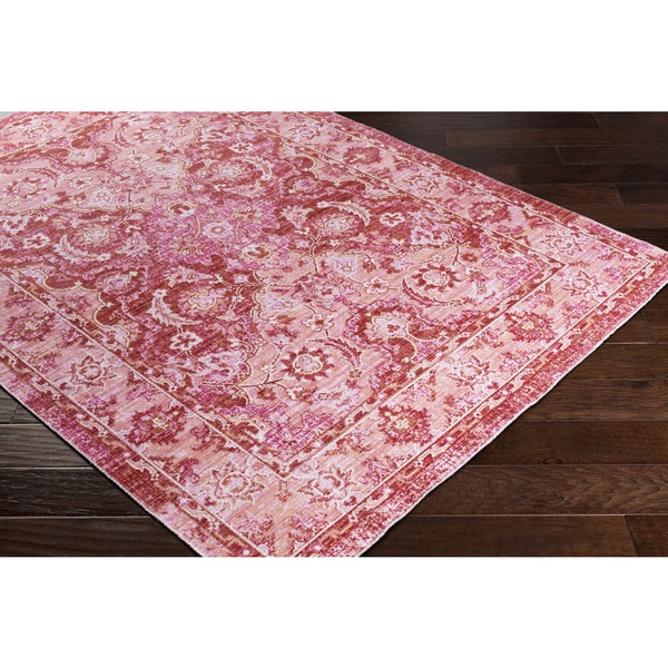 Meighan Vintage Oriental Saffron Area Rug (7'10 x 10'3) - 7'10" x 10'3"
