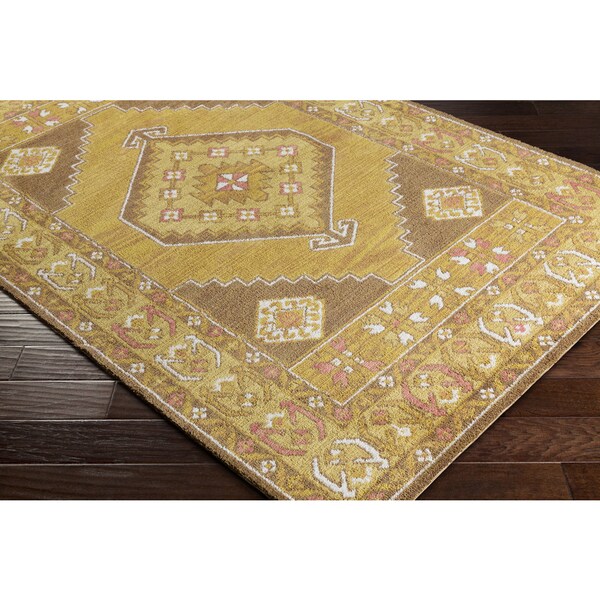 Inez Traditional Southwestern Yellow Area Rug (7'6 x 9'6) - 7'6" x 9'6"