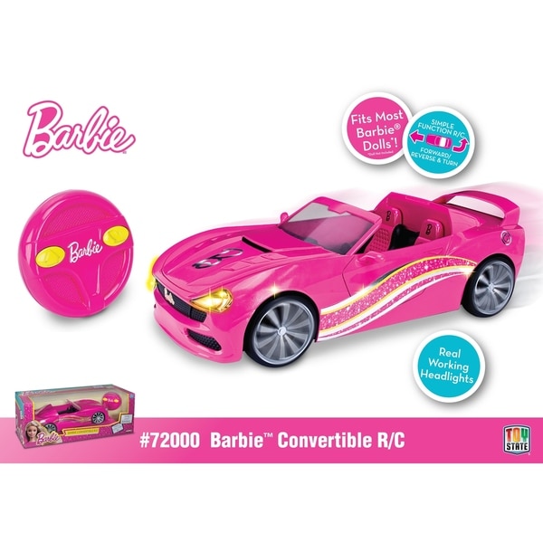 barbie doll remote control car