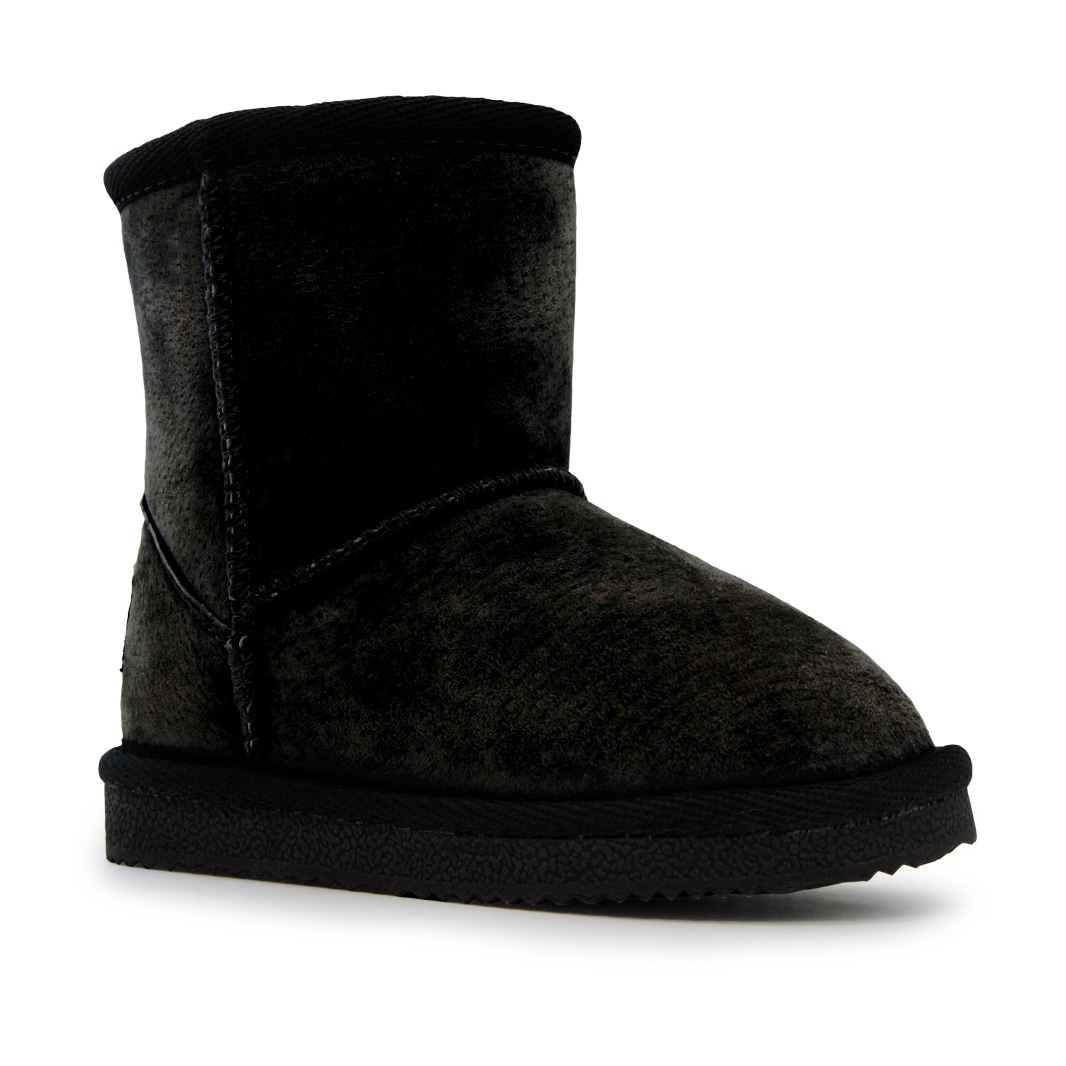 girls black suede boots