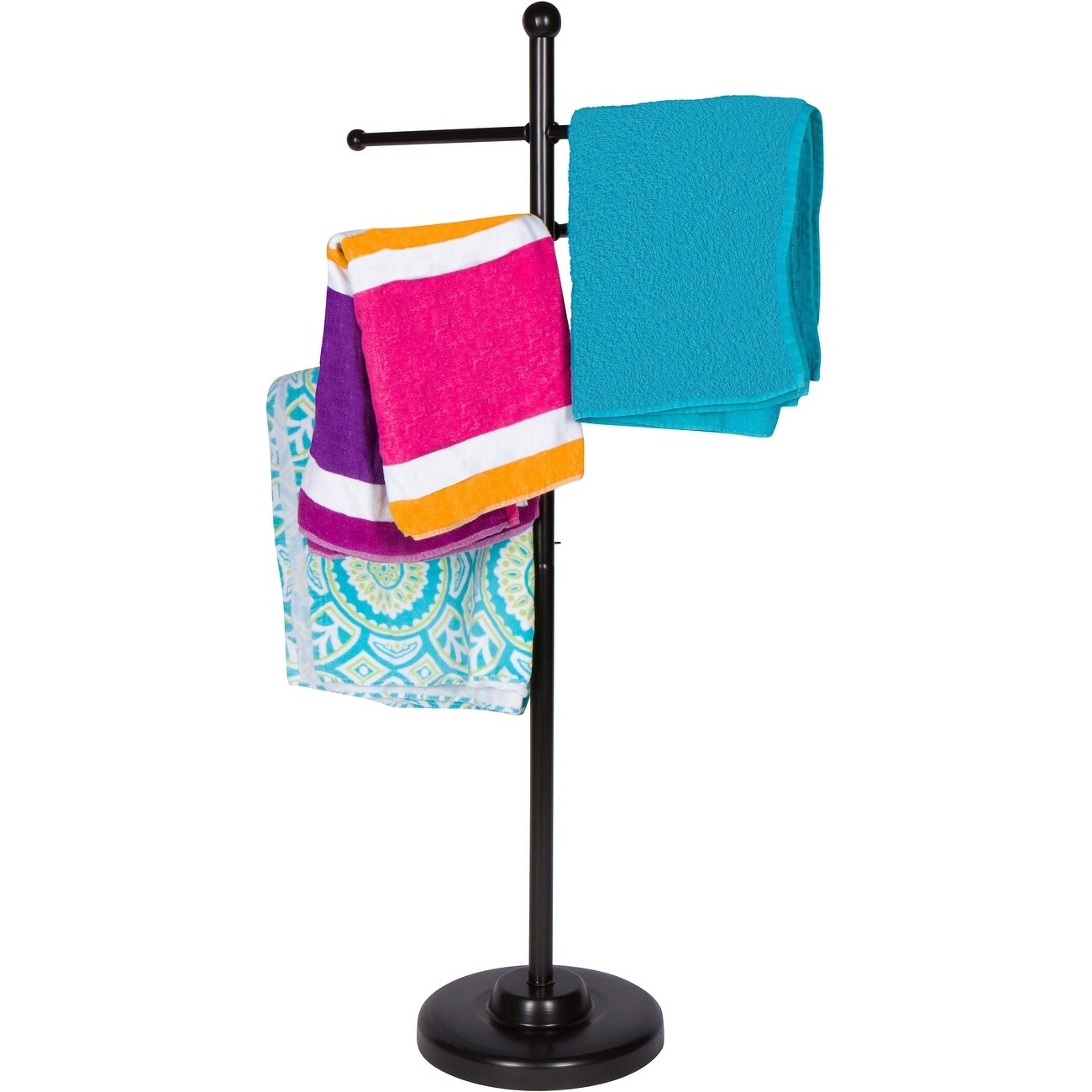 TOWELS & TRUNKS Towel Rack, Rustic Carved Wood Sign, Swimming Pool, Hot Tub