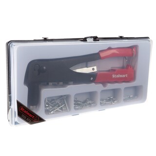 Rivet Gun Set- 40 Piece Heavy Duty Riveter Set with Rivets, Rivet Heads ...