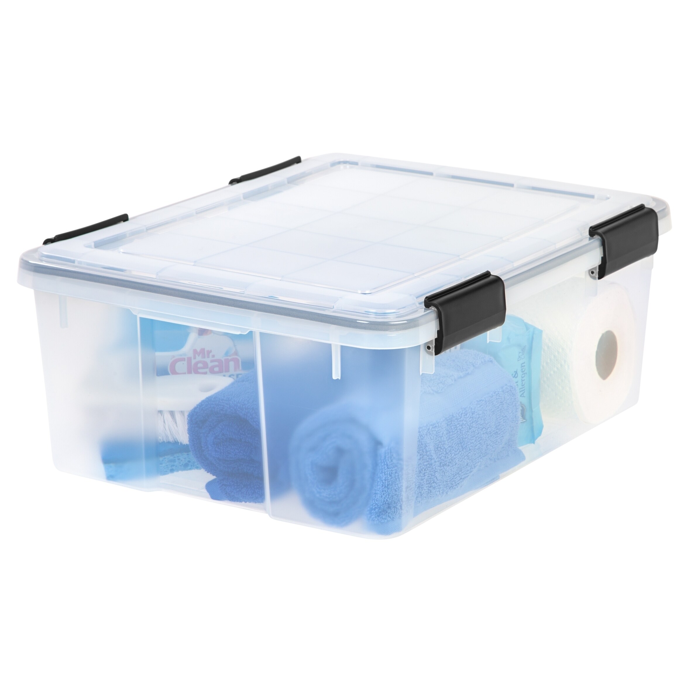 IRIS 30 qt. Weathertight Plastic Storage Bin (Pack of 6) - 30 qt. - Bed  Bath & Beyond - 17097289