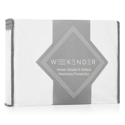 WEEKENDER Hotel-Grade 5-Sided Jersey Mattress Protector