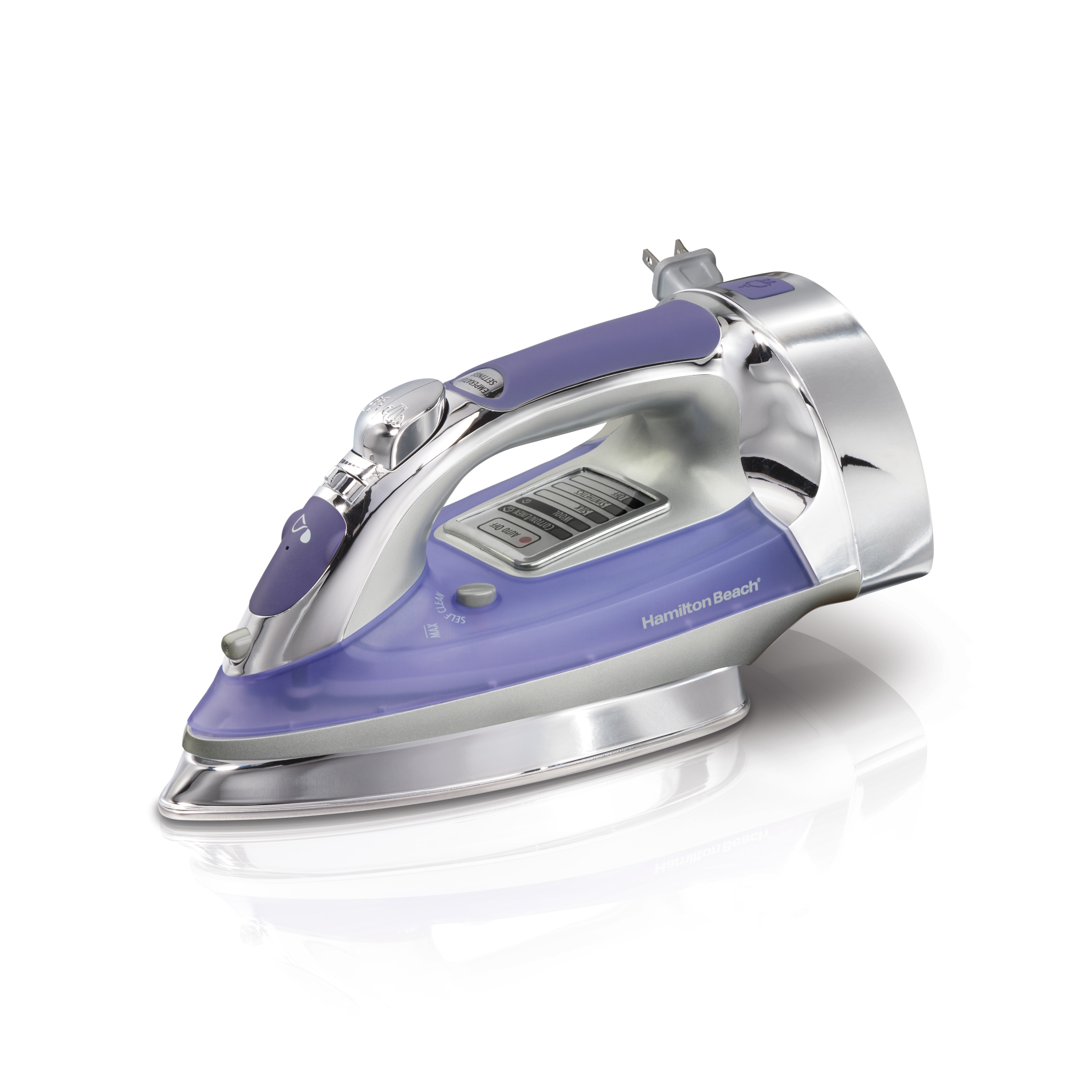Hamilton Beach Iron with Retractable Cord in Chrome