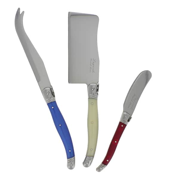 French Home 3-Piece Laguiole Cheese Knife Set