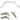 InStyleDesign Eugene 13/16" Bay Window Double Curtain Rod - 20-36 inches, 38-72 inches