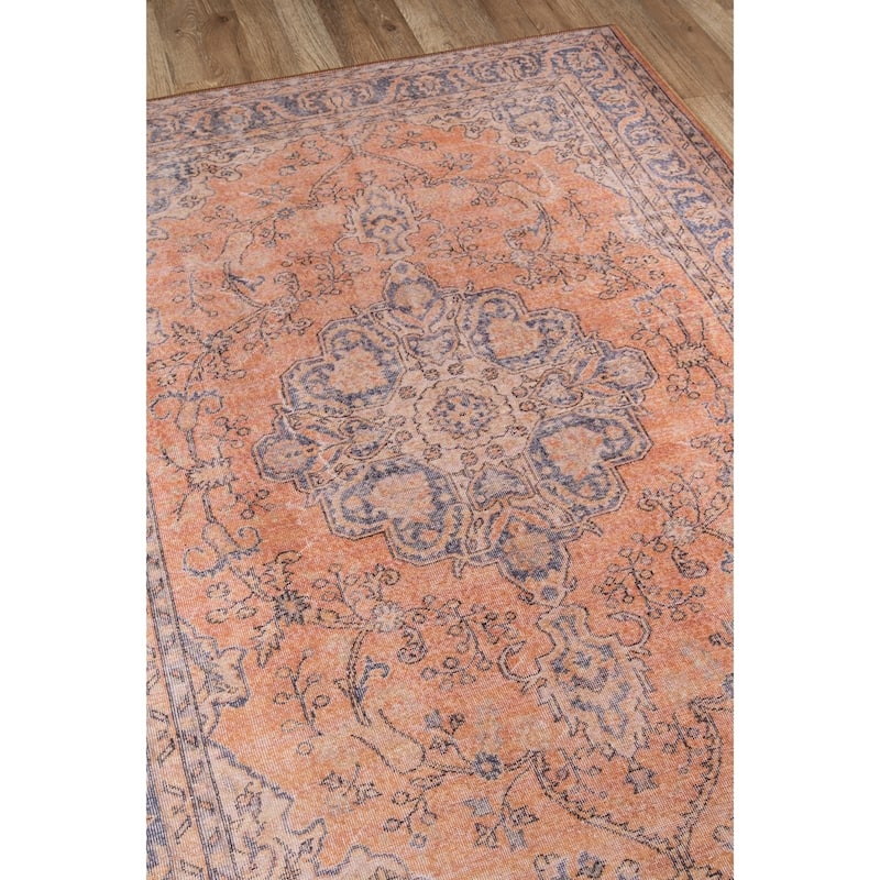 Momeni Afshar Polyester Traditional Medallion Area Rug