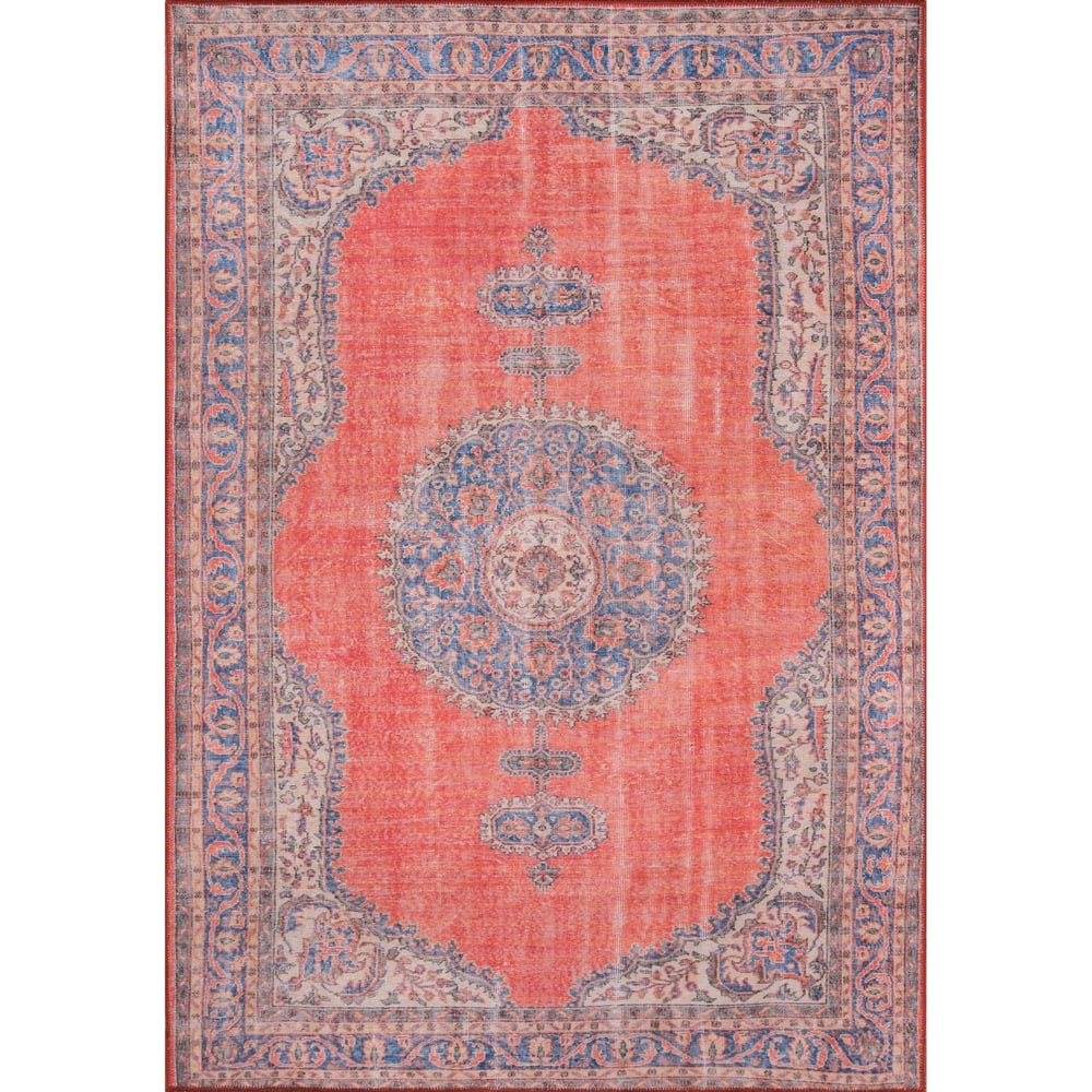 Momeni Afshar Polyester Traditional Medallion Area Rug