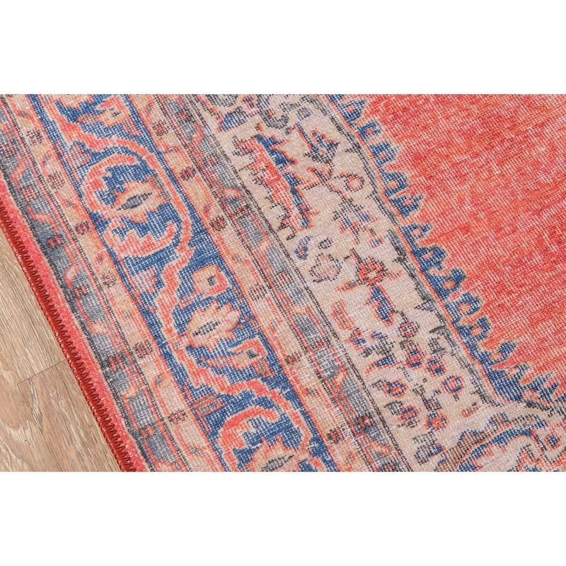 Momeni Afshar Polyester Traditional Medallion Area Rug