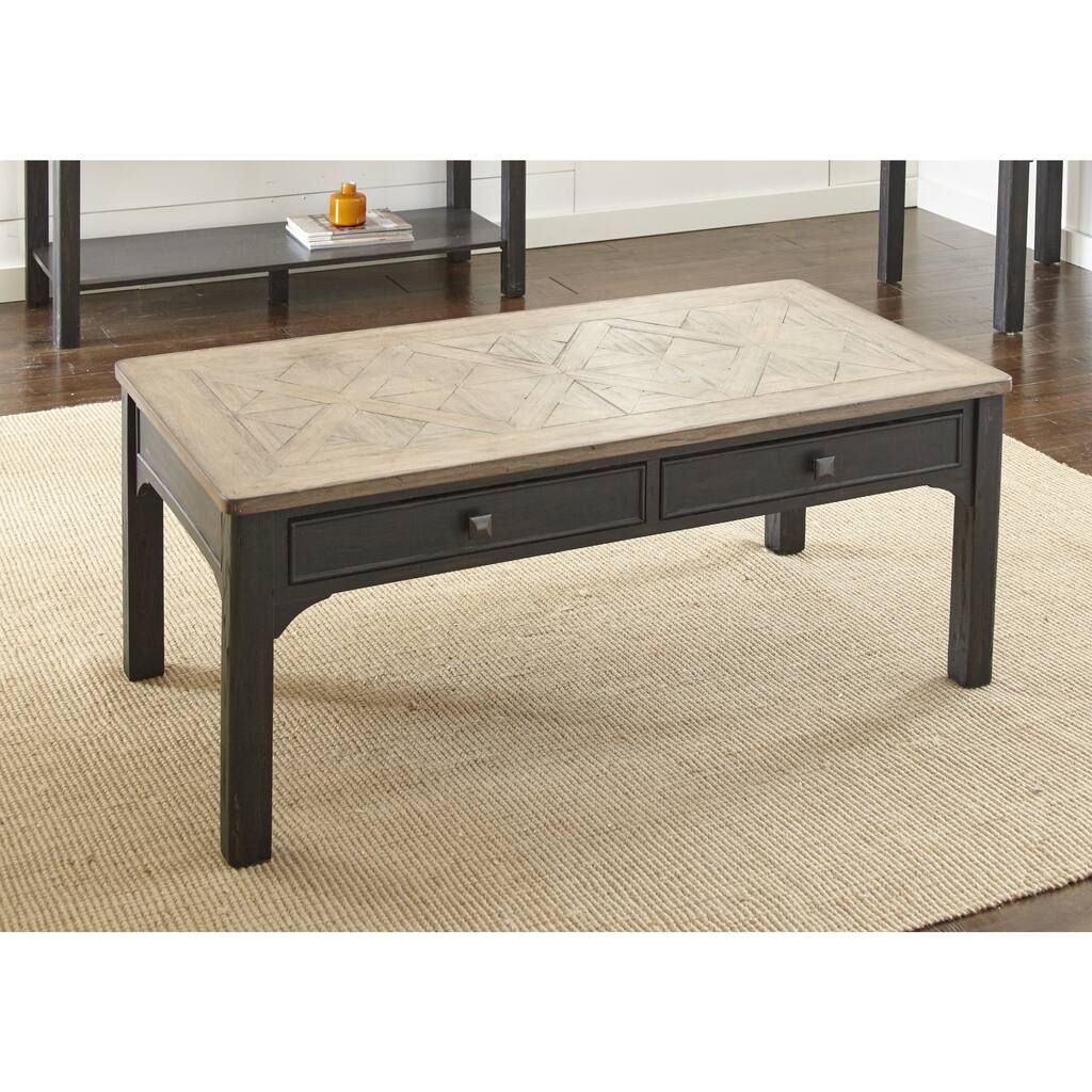 Steve Silver Linwood 48-Inch Rectangle Storage Coffee Table