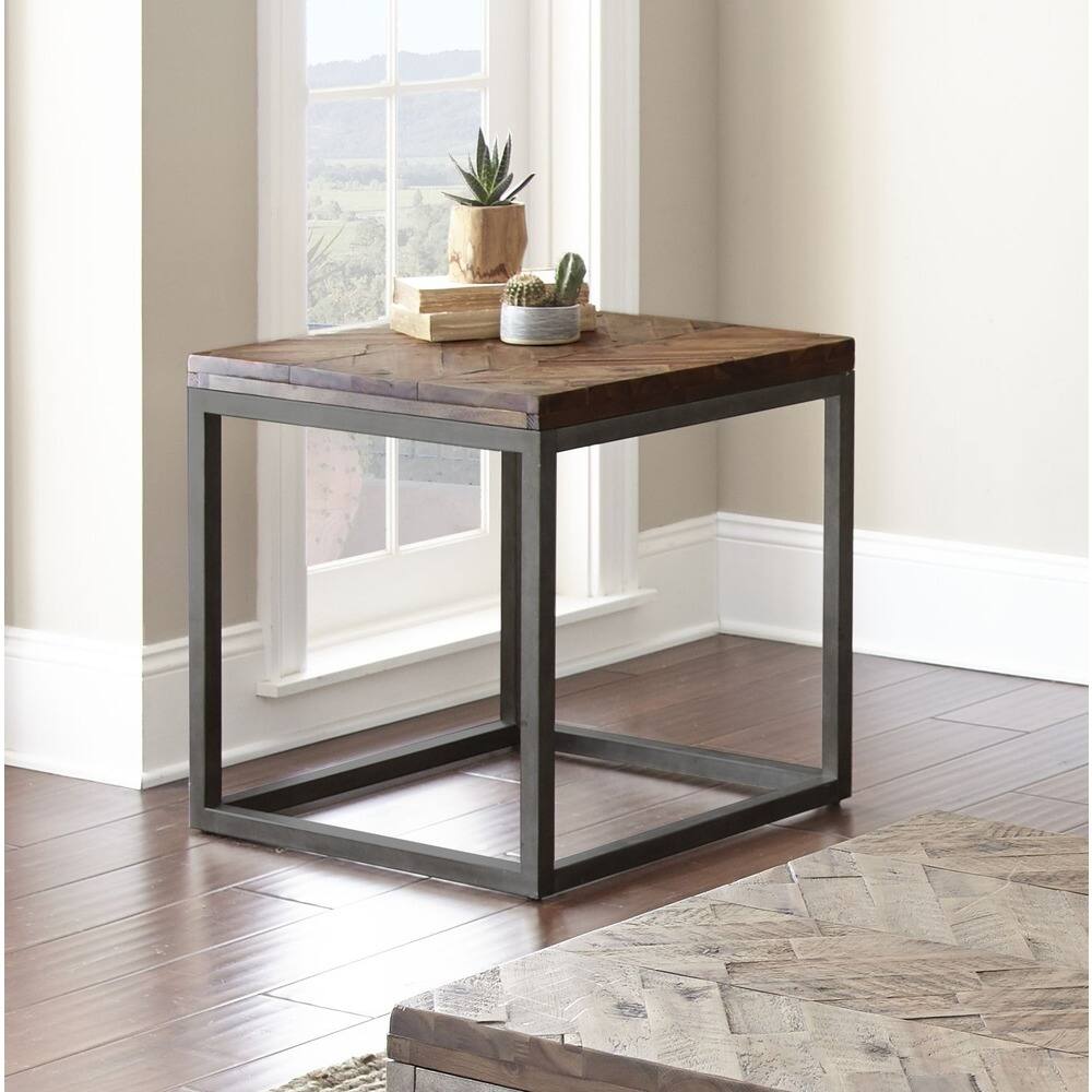 Steve Silver Lockwood 24-Inch Square Side Table