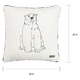 eddie bauer cozy polar bear throw pillow
