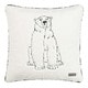 eddie bauer cozy polar bear throw pillow