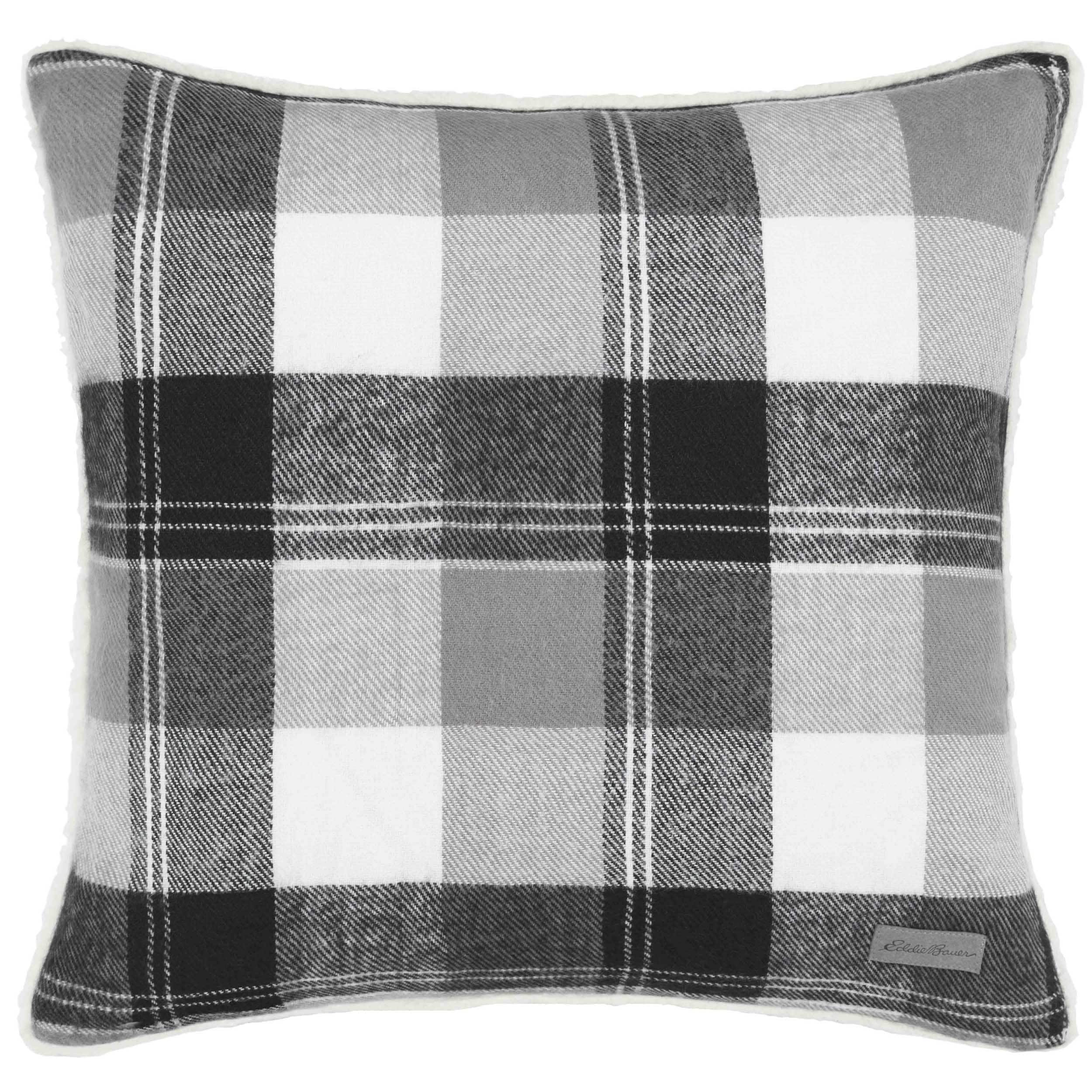 plaid couch pillows