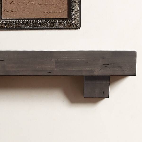 Shop Duluth Forge 60 Inch Fireplace Shelf Mantel With Corbels