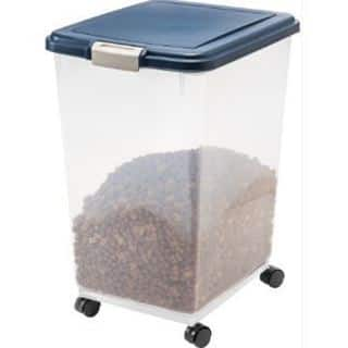 IRIS 64-oz Metal and Plastic Dog Elevated Feeder in the Feeders department  at