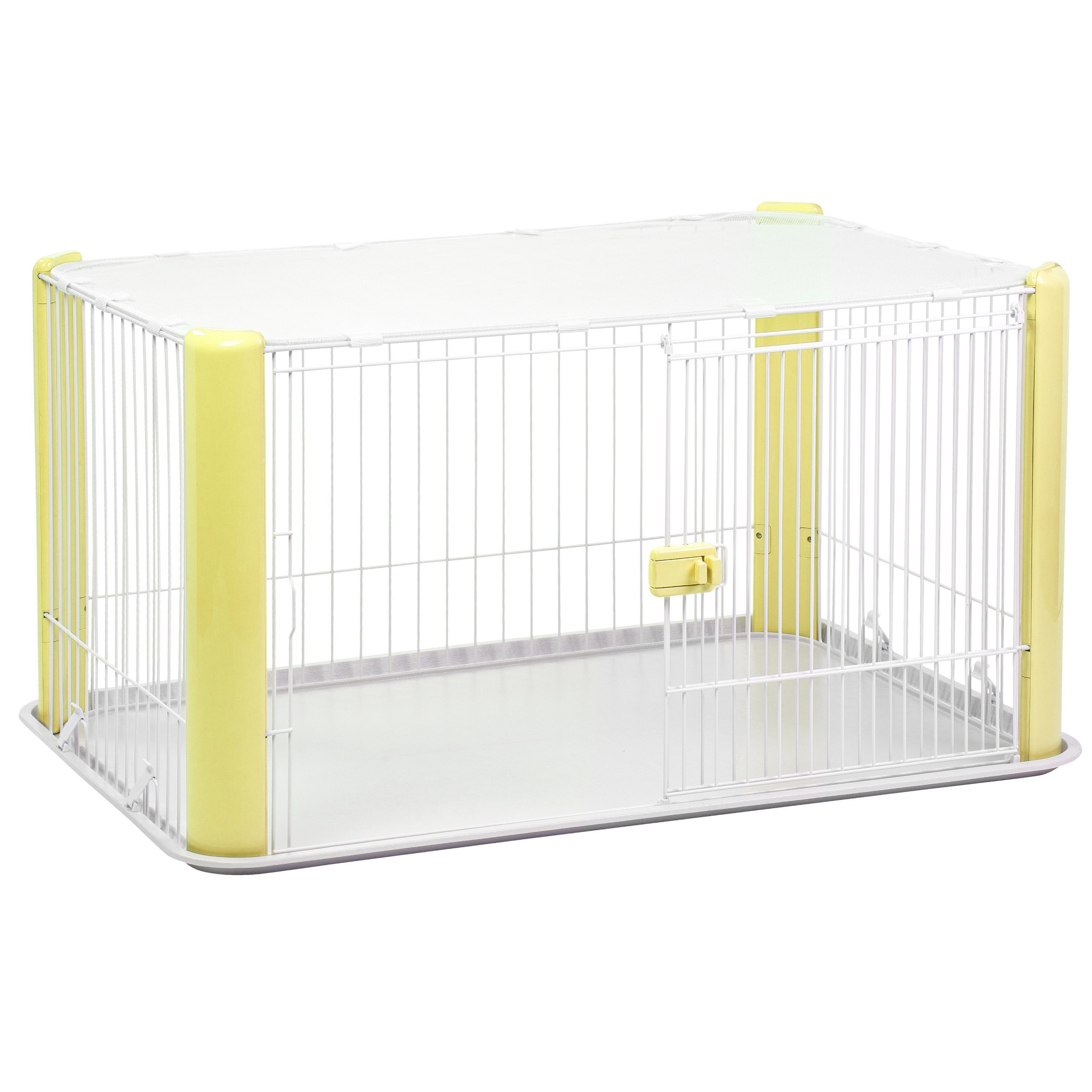 Iris dog playpen sales with mesh roof