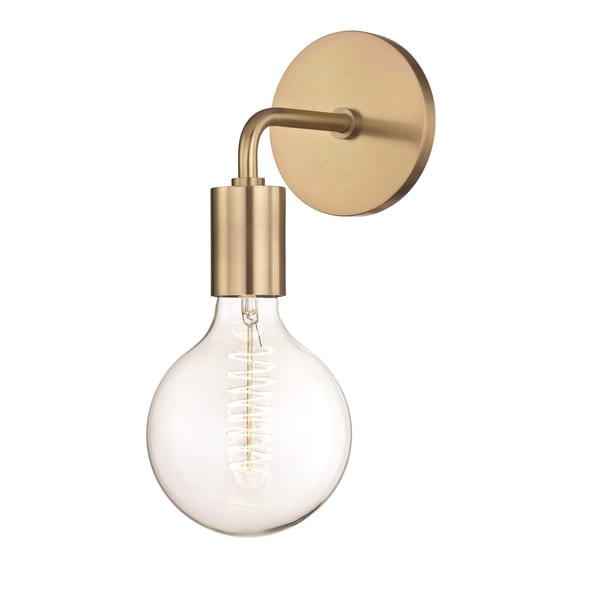 Shop Mitzi by Hudson Valley Ava 1-light Aged Brass Wall ... Shop Mitzi by Hudson Valley Ava 1-light Aged Brass Wall ... on Aged Brass Wall Sconce id=13315