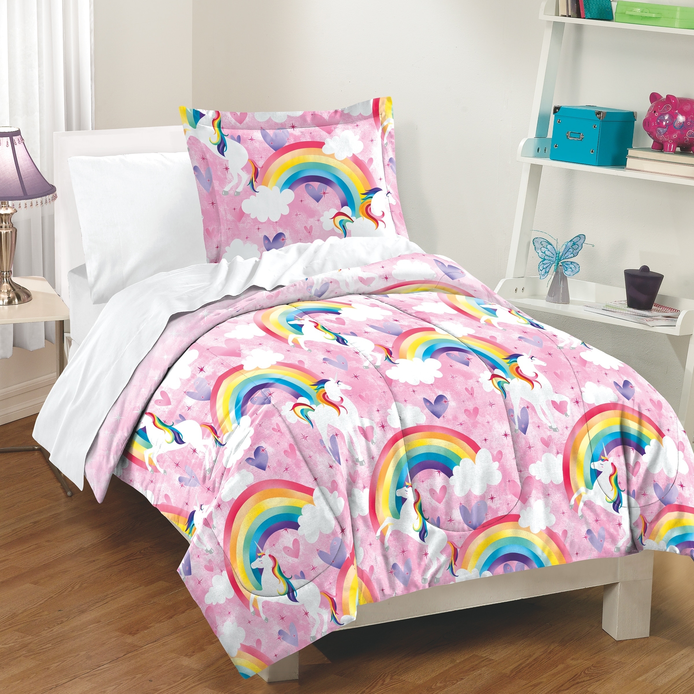 unicorn queen bedding