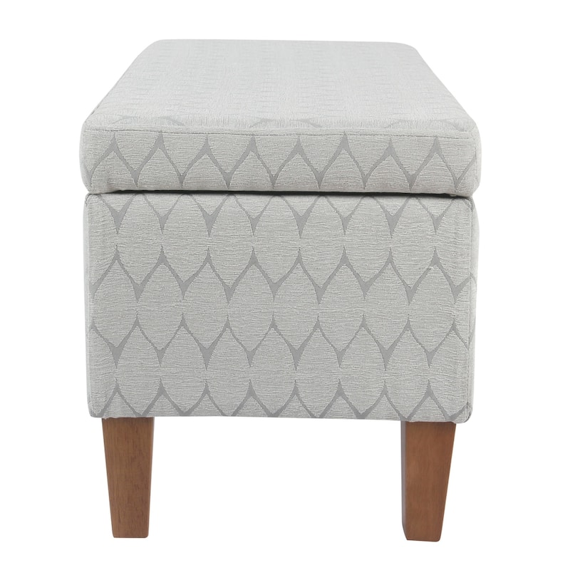 Porch & Den Harmar Large Textured Storage Bench