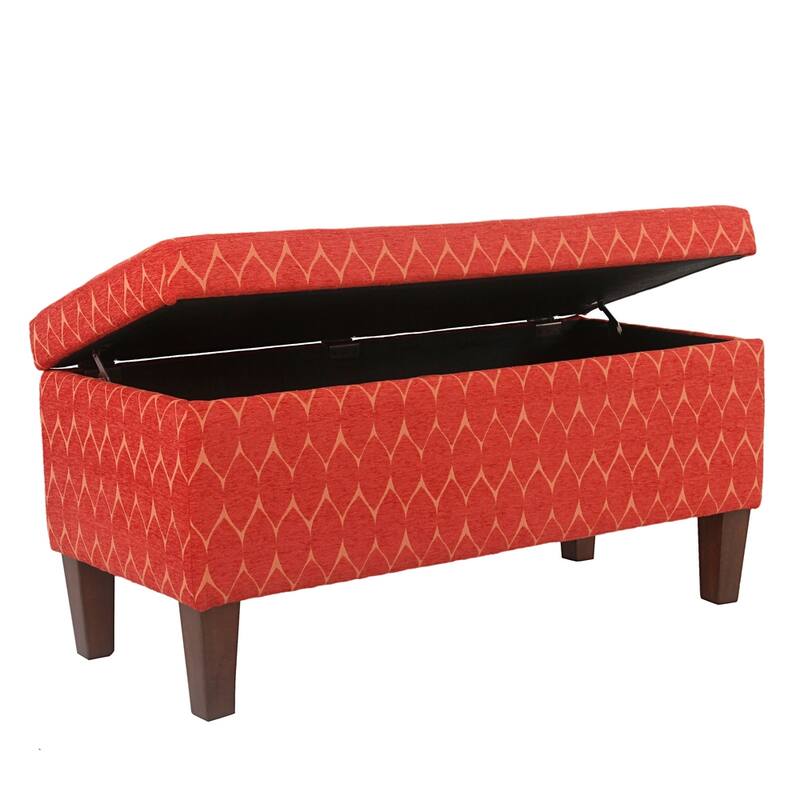 Porch & Den Harmar Large Textured Storage Bench