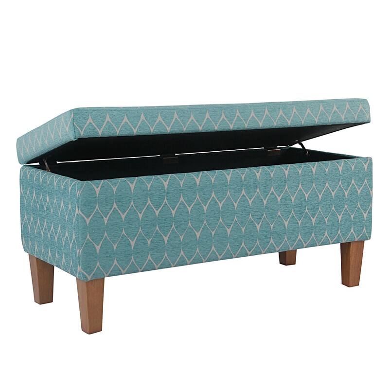 Porch & Den Harmar Large Textured Storage Bench