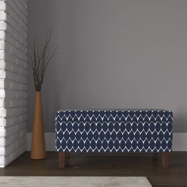 Porch & Den Harmar Large Textured Storage Bench