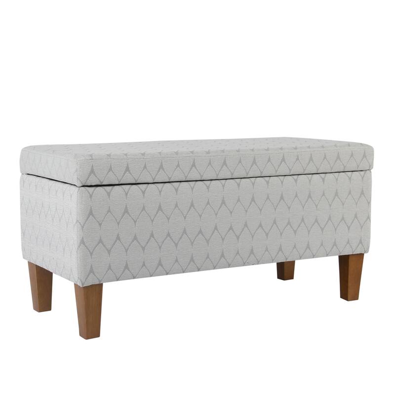 Porch & Den Harmar Large Textured Storage Bench