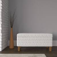 Porch & Den Harmar Large Textured Storage Bench