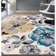 Modern Floral Circles Cream Area Rug - 9' x 12' - Thumbnail 5