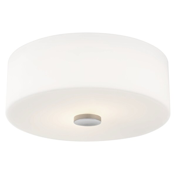 Mitzi By Hudson Valley Sophie 3 Light Polished Nickel Flush Mitzi By Hudson Valley Sophie 3 Light Polished Nickel Flush Mount Opal Etched Gl