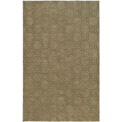 Echo Smokey Taupe Wool Handmade Area Rug
