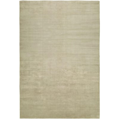 Nova Chino Contemporary Ivory Viscose Handmade Area Rug