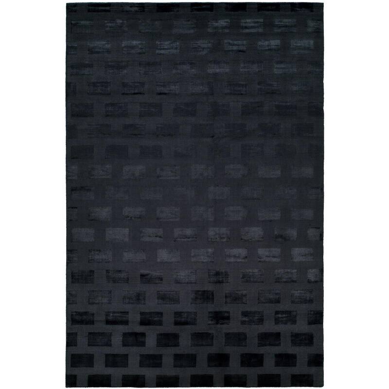 Nova Deep Navy Handmade Area Rug