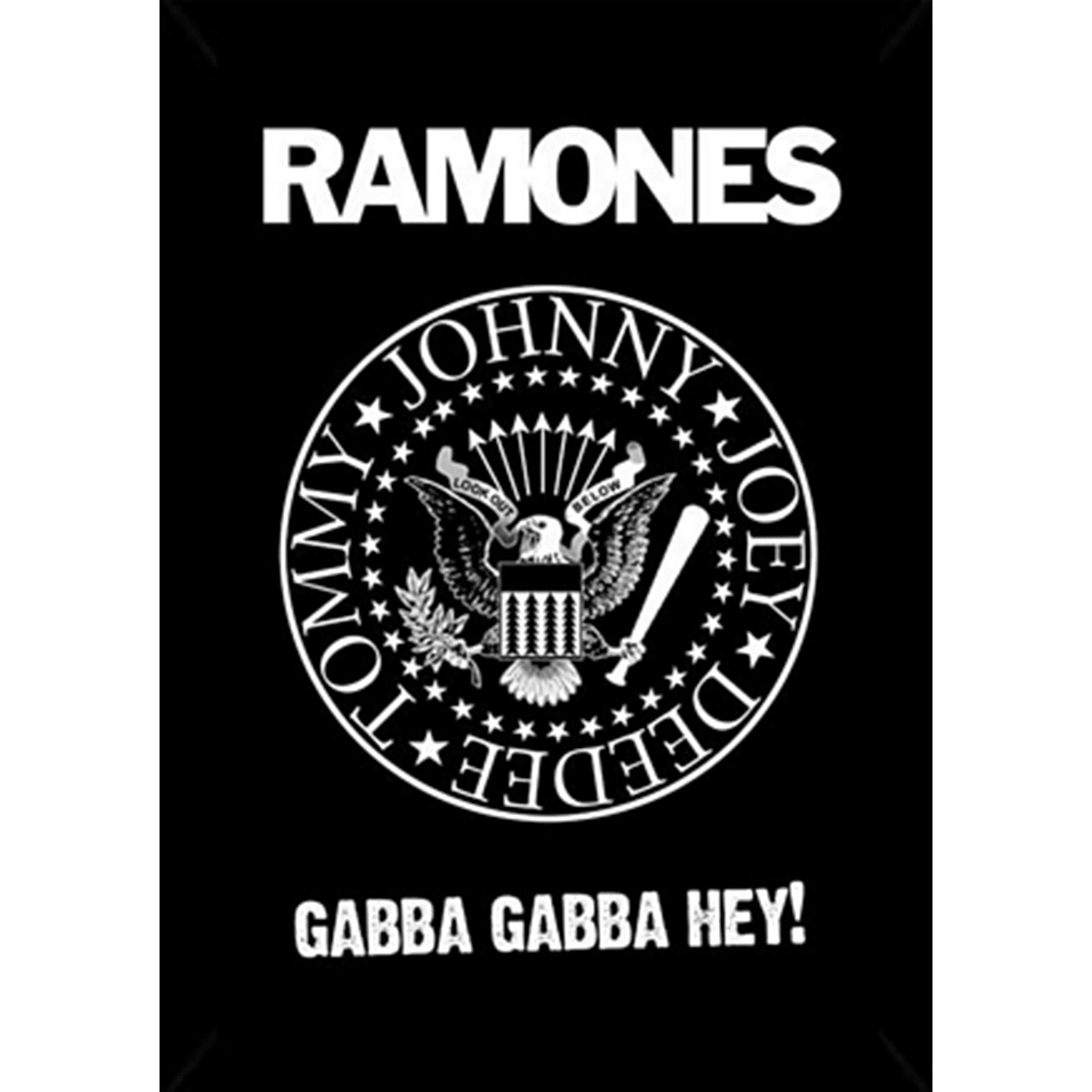 Ramones Gabba Gabba Hey Poster With Choice of Frame (24x36) - Bed
