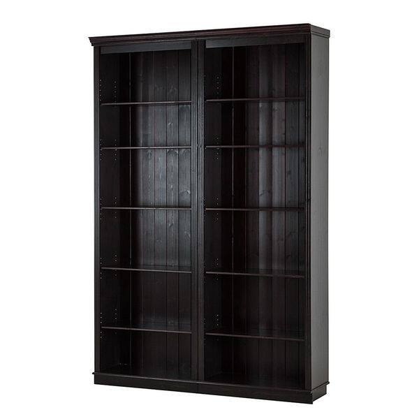 Annabelle Solid Pine 2 Piece 86 Inch Tall Shelving Unit Piece 86 Inch Tall Shelving Unit