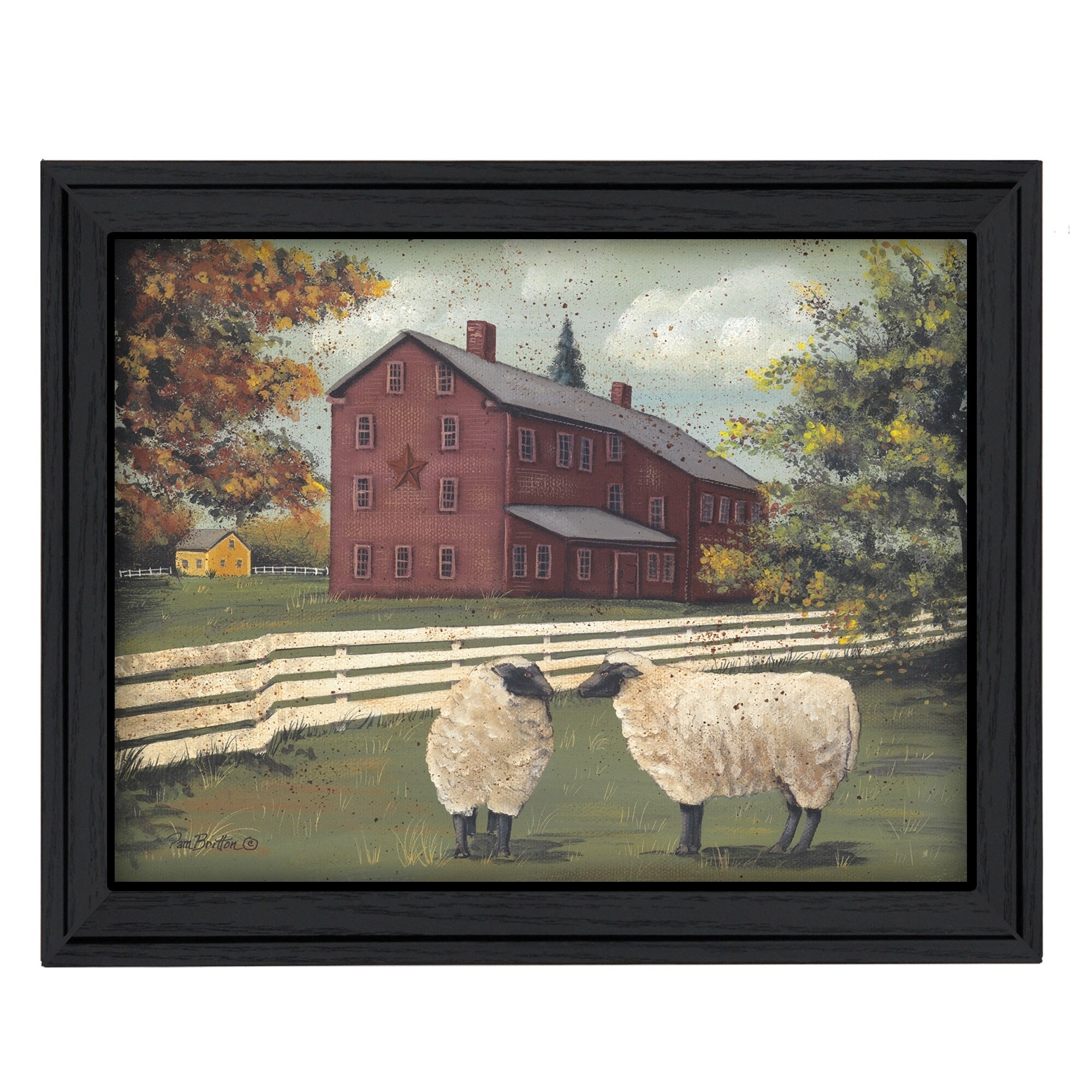 Shop Hancock Sheep By Pam Britton Printed Wall Art Ready To