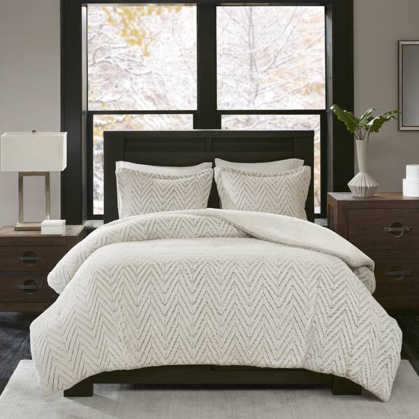 Shop Madison Park Aurora Ivory Extra Warm Ultra Plush And Cozy