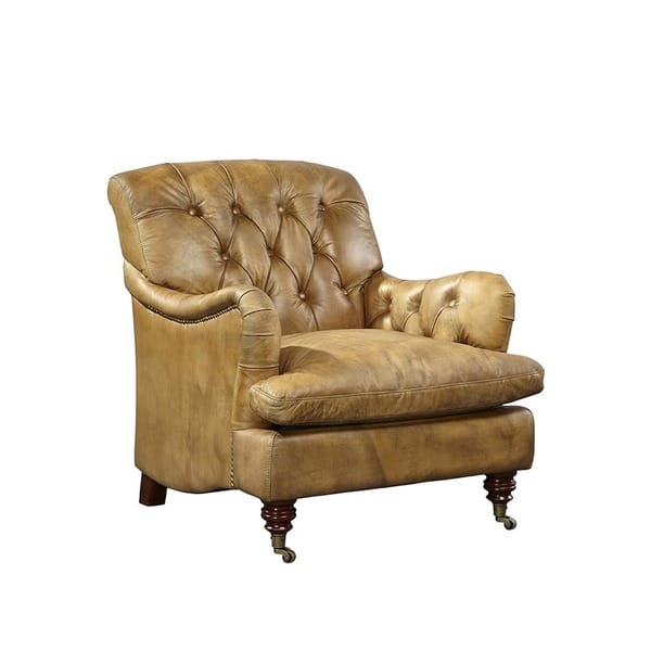 Shop Berkeley Leather Club Chair Free Shipping Today Overstock