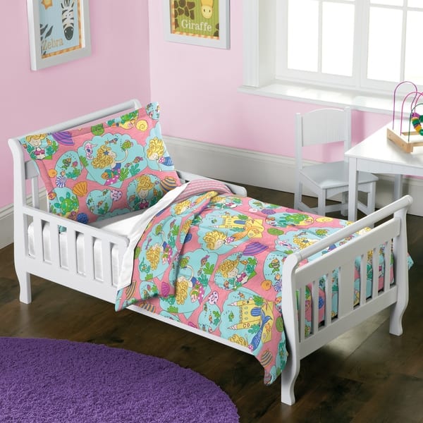 Dream Factory Mermaid Castle 2 Piece Toddler Comforter Set
