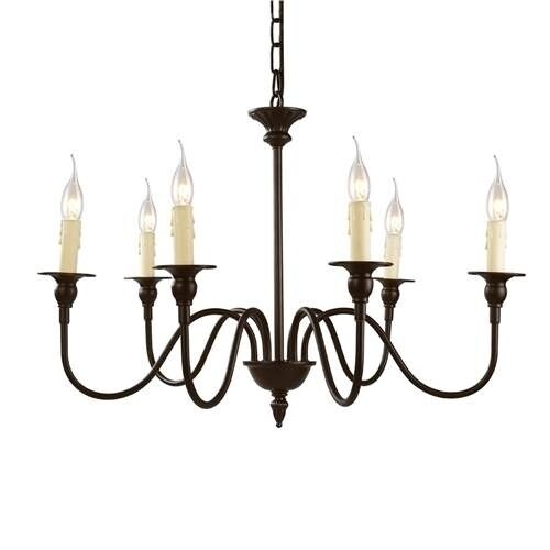 LNC 6-Light Chandelier Lighting Candlelabra Chandeliers Ceiling Lights - Chandeliers For Bedrooms by Overstock.com