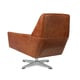 preview thumbnail 3 of 6, Carson Carrington Lisbon Saddle Leather Swivel Chair