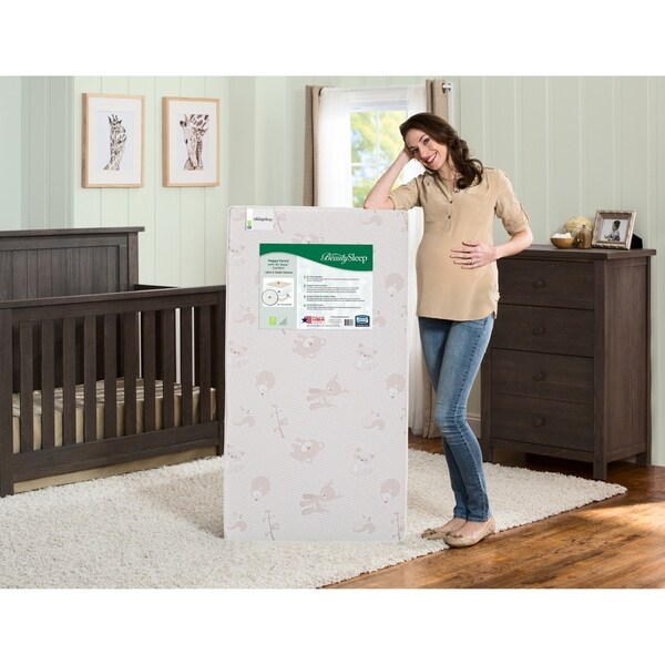 simmons kids beautysleep naturally comforting crib & toddler mattress