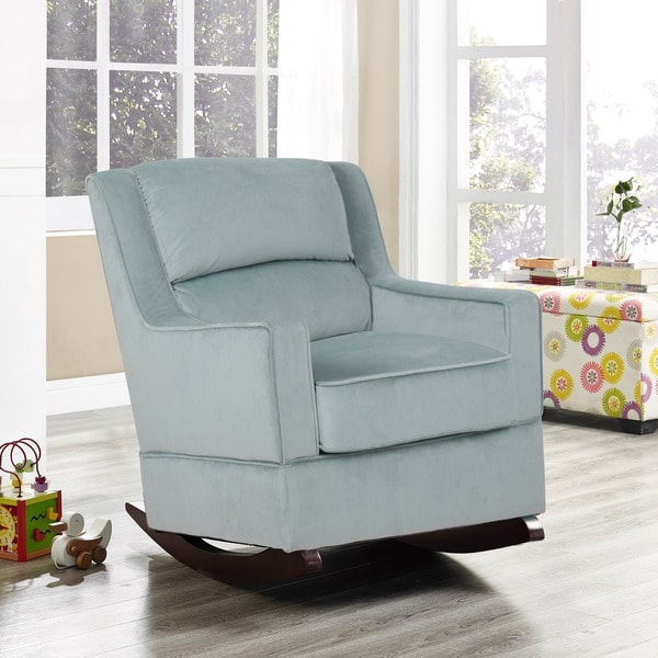 blue nursery chair