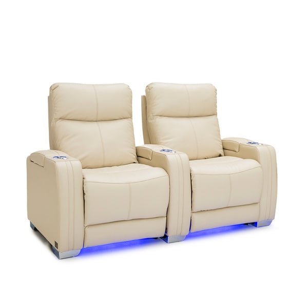 Seatcraft Solstice Leather Home Theater Seating Recline Seatcraft Solstice Leather Home Theater Seating Recline With Ed Headrest And Lumbar Support Cream Row