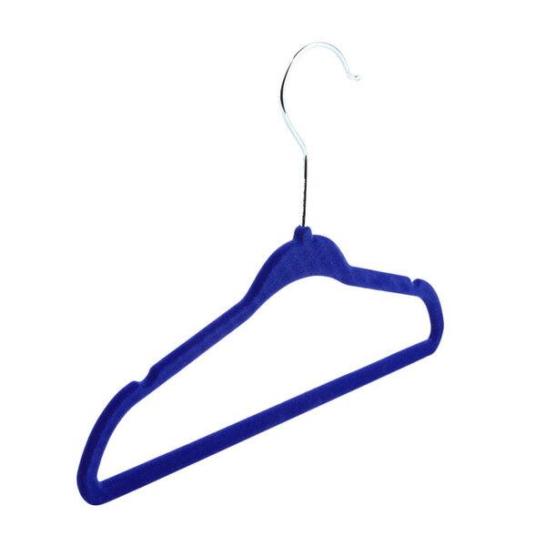Casafield Velvet Kid's Clothing Hangers, 50 Pack, Light Blue