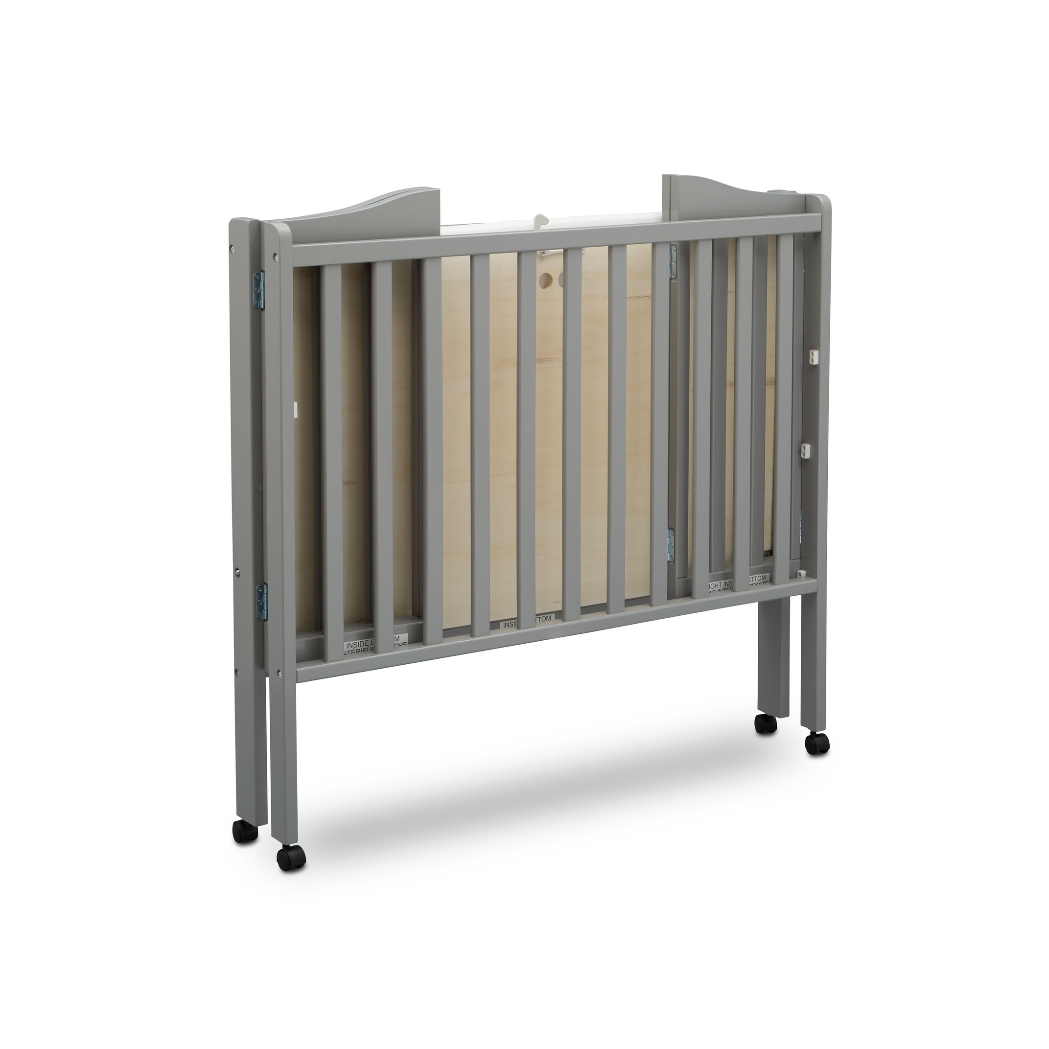 delta children folding portable crib