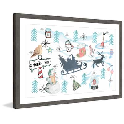 'Winter's Joy' Framed Painting Print