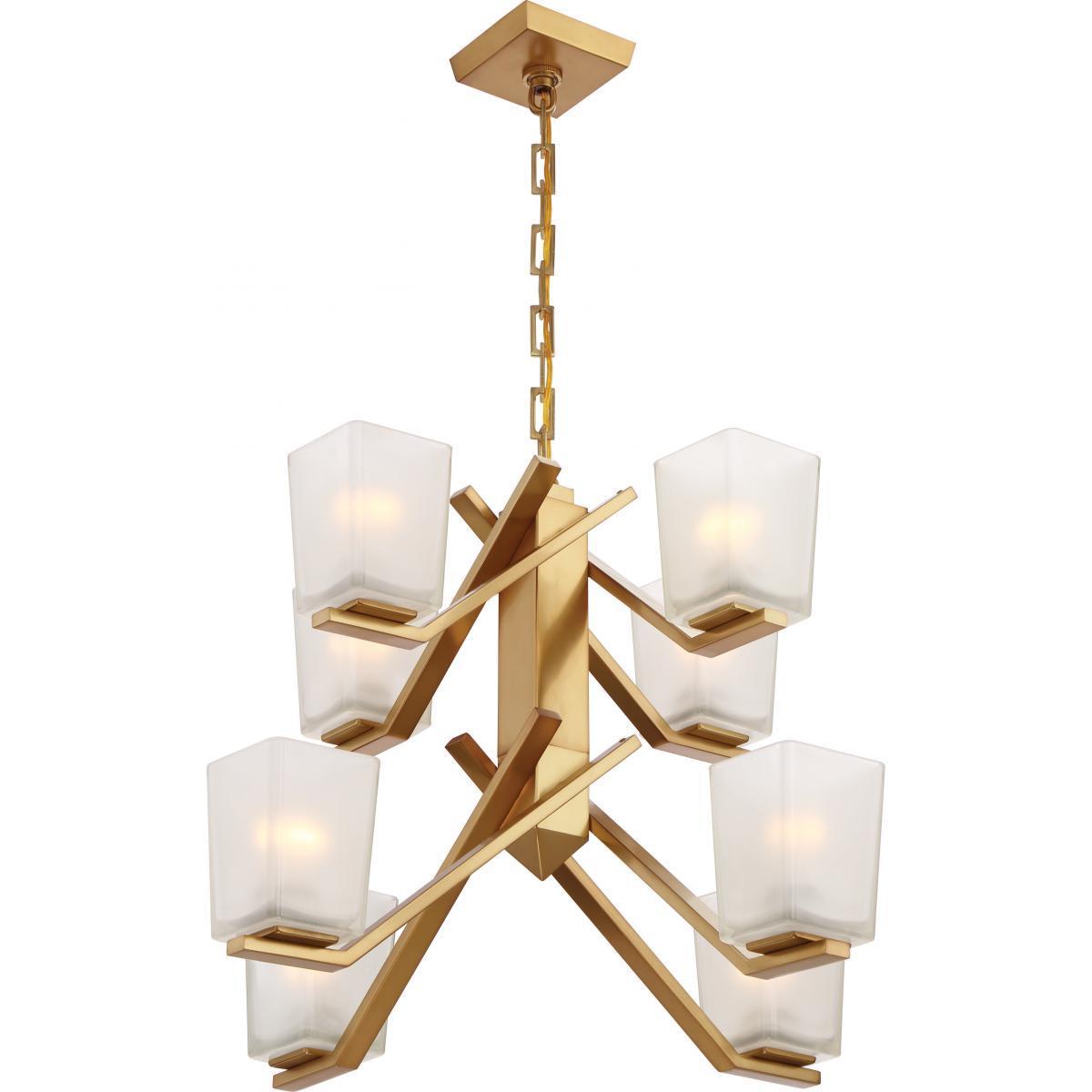 Timone 8 Light Chandelier (Vintage Brass) - Chandeliers For Bedrooms by Overstock.com